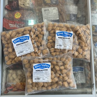 3X large packs of breaded chicken pops (new)