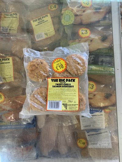 Sweet chilli salmon fishcakes (large pack)