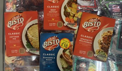 Bisto bundle (beef hotpot, spaghetti bolognaise, bangers & mash, cottage pie)