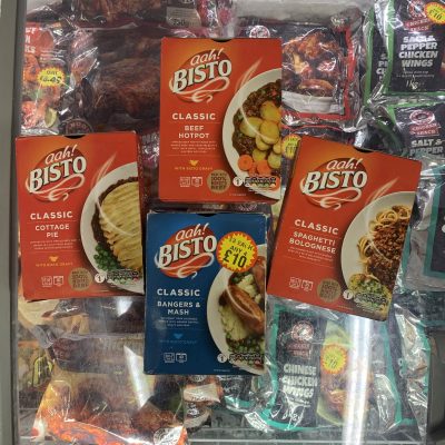 Bisto bundle (beef hotpot, spaghetti bolognaise, bangers & mash, cottage pie)
