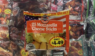 25X of mozzerella cheese sticks (bigger bag better value)