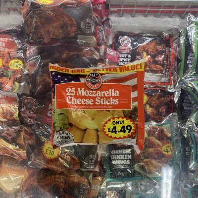 25X of mozzerella cheese sticks (bigger bag better value)
