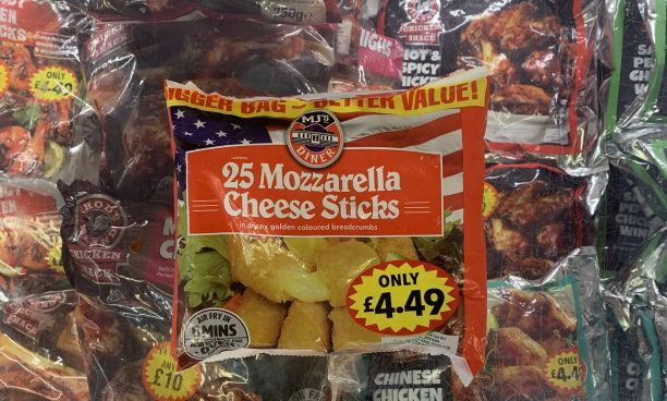 25X of mozzerella cheese sticks (bigger bag better value)