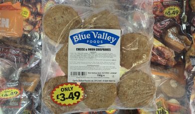 cheese & onion crispbakes large pack