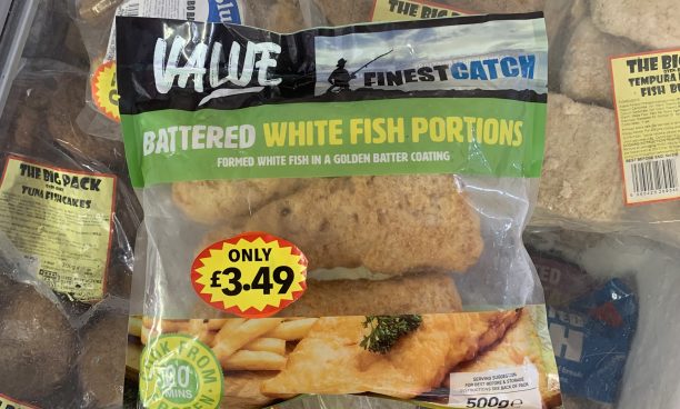 battered white fish portions large pack