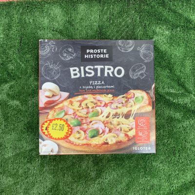Bistro large ham & mushrooms pizza
