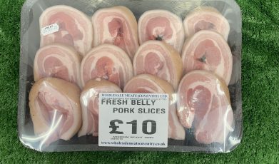 Fresh belly pork slices (new) 1.6kg