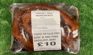 Smokey bbq marinated bone in bbq pork shoulder joint (perfect for pulled pork)
