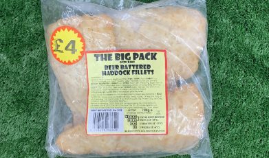 battered haddock fillets (most popular)