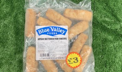 jumbo battered fish finger (back in stock)