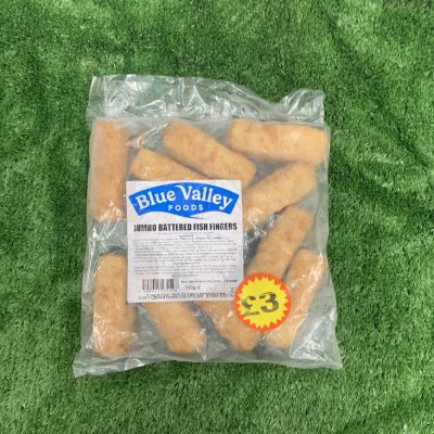 jumbo battered fish finger (back in stock)