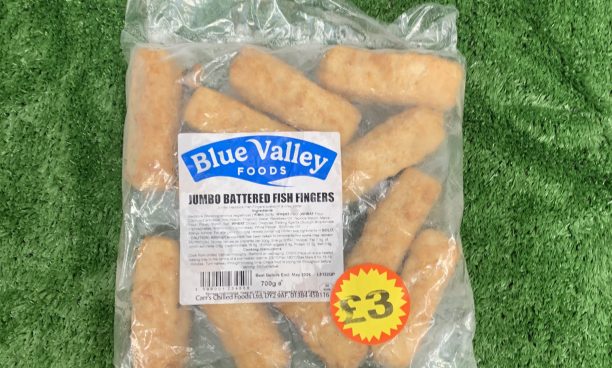 jumbo battered fish finger (back in stock)