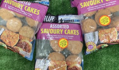 3X large packs of assorted savoury cakes