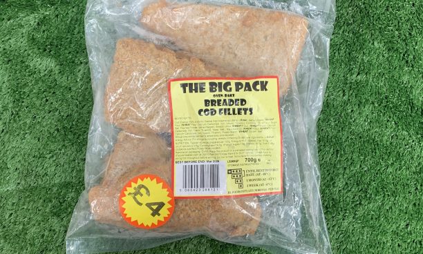 breaded cod fillets 700g (best seller)