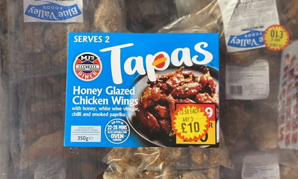 Honey glazed chicken wings (with white wine vinegar) tapas collection
