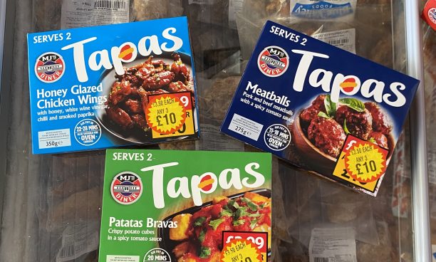 3X tapas collection (meatballs, patatas bravas, honey glazed chicken wings)
