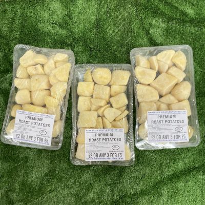 3X large packs of premium roast potatoes