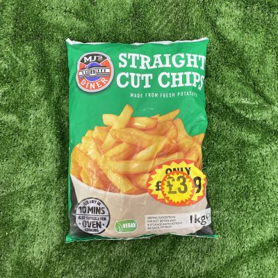 Over 1KG+ bag of straight cut chips (new)